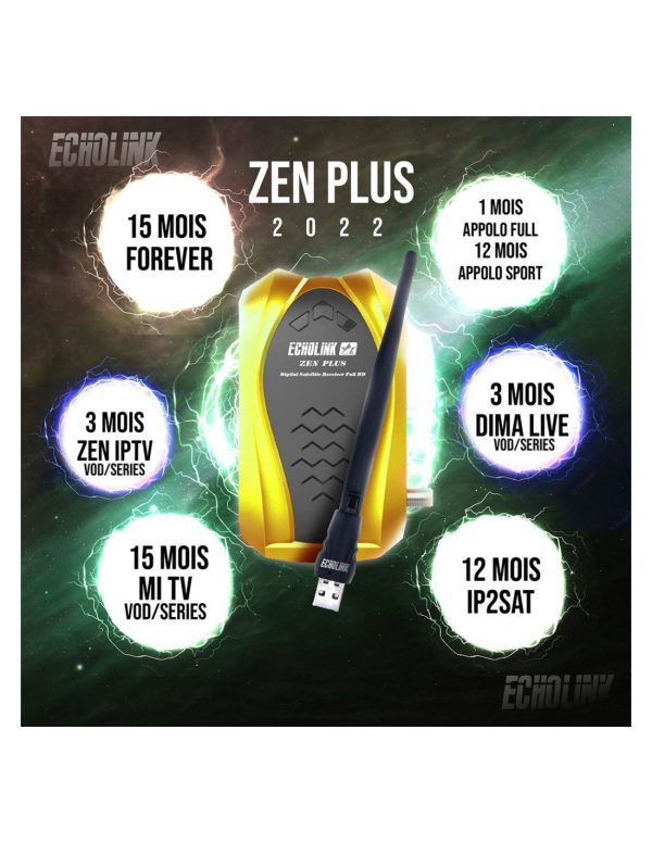 RÉCEPTEUR ECHOLINK ZEN PLUS